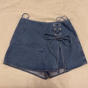 Altar’d State denim skort NWOT